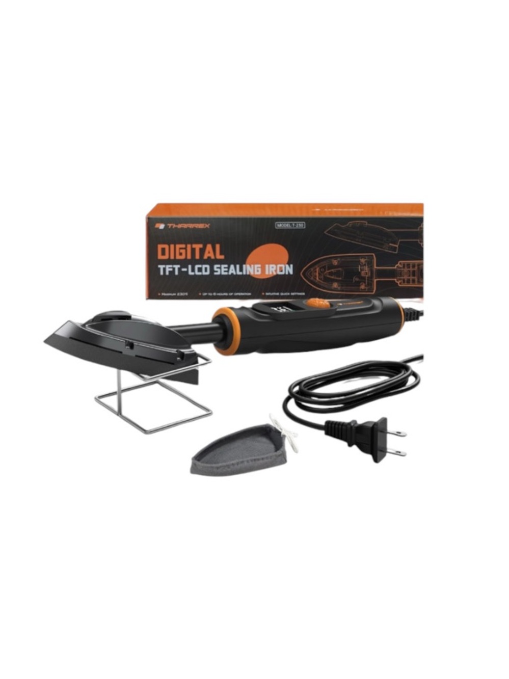 Digital Edge Banding Iron with Adjustable Temp for Woodworking, Veneer & Crafts